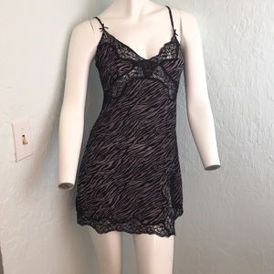 Zebra Print Lace Bottom